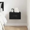 vidaXL Nachttisch Schwarz Eichen-Optik 35 x 35 x 20 cm Holzwerkstoff