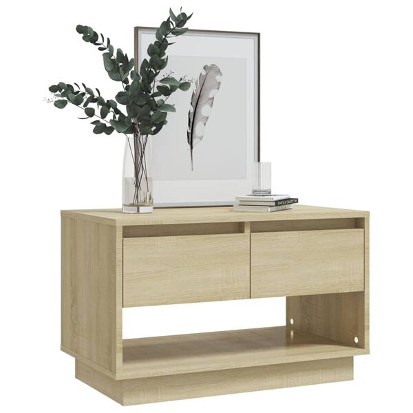 vidaXL TV-Schrank Sonoma-Eiche 70x41x44 cm Holzwerkstoff