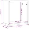 vidaXL W&uuml;rfelregale 2 Stk. Braune 30x15x30 cm