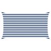 vidaXL Sonnensegel Blau und Wei&szlig; 3,5 x 2 m 100 % Polyester Oxford