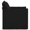 vidaXL Sofa Schwarz Gesamtabmessungen: 75 x 82 x 85 cm (B x T x H)