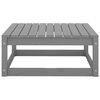 vidaXL 6-tlg. Garten-Lounge-Set Grau Massivholz Kiefer