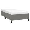 vidaXL Bettgestell ohne Matratze Dunkelgrau 80x200 cm Stoff