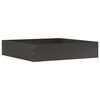vidaXL Rasenkante 60 x 60 x 13 cm Stahl Schwarz