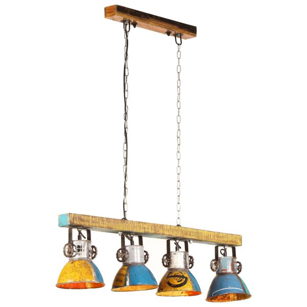 vidaXL Deckenleuchte Industrie-Stil 25 W Mehrfarbig 111 cm E27
