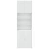 vidaXL Highboard Wei&szlig; 80x42,5x249 cm Holzwerkstoff