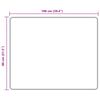 vidaXL Teppichl&auml;ufer MARSA Mehrfarbig 100 x 80 cm Polyester und PVC