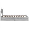 vidaXL Aufbewahrungsbett Graues Sonoma 70 x 190 cm Holzwerkstoff