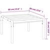 vidaXL 6-tlg. Garten-Lounge-Set mit Grauen Kissen Stahl