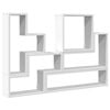 vidaXL Wandregal Wei&szlig; 96x12x64 cm Holzwerkstoff