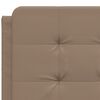 vidaXL Kopfteil-Kissen "Zadar" Cappuccino-Braun 140 cm Kunstleder