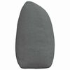 vidaXL R&uuml;cken Kissen Dunkelgrau 200 x 24 x 50 cm Stoff