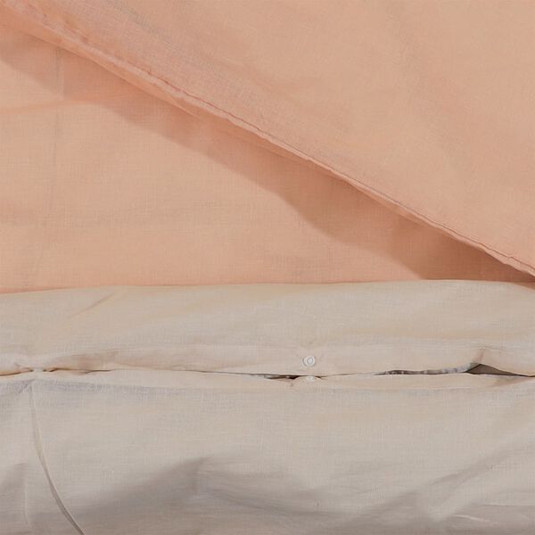 vidaXL Bettw&auml;sche-Set Rosa 220x240 cm Baumwolle