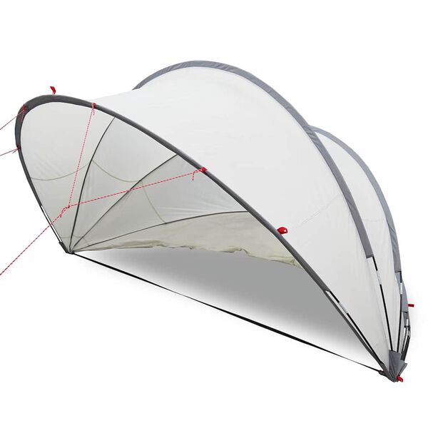 vidaXL Pool-Dome Grau und Orange 336 x 322 x 160 cm
