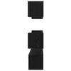 vidaXL TV-Schrankset 7 pcs Schwarz Eichen-Optik Holzwerkstoff