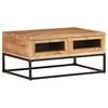 vidaXL Couchtisch 90x60x40 cm Massivholz Akazie