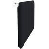 vidaXL Kopfteil-Kissen "Hanko" Schwarz 80 cm Stoff