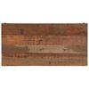 vidaXL Couchtisch Braun 110 x 55 x 40 cm Massives upgecyceltes Holz