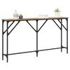 vidaXL Konsolentisch Artisan-Eiche 140 x 23 x 75 cm