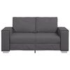 vidaXL Sofa 120cm Grau Stoff