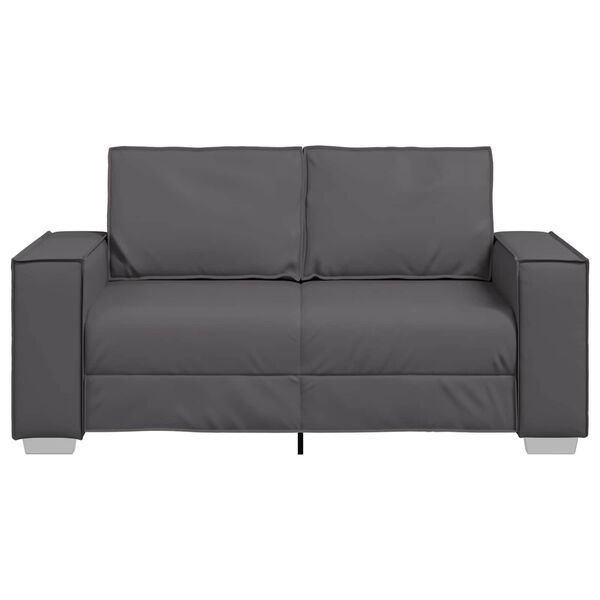 vidaXL Sofa 120cm Grau Stoff