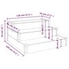 vidaXL Hochbeet 120x120x56 cm Massivholz Tanne