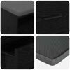 vidaXL Flurbank mit Kissen Schwarz Eichen-Optik 80 x 38 x 46 cm
