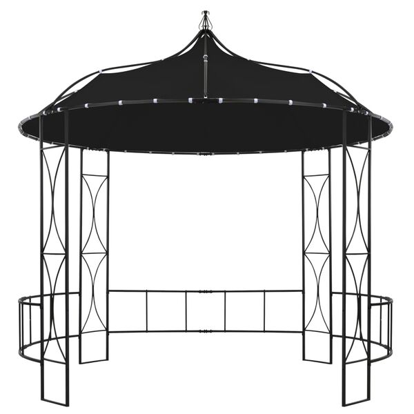vidaXL Pavillon 300 x 290 cm Anthrazit Rund