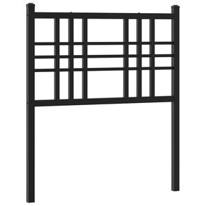 vidaXL Ersatz-Kopfteil Metall Wei&szlig; 75 cm