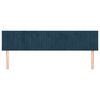 vidaXL Kopfteile 2 Stk. Dunkelblau 80x5x78/88 cm Samt