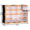 vidaXL Multi-Schubladen-Organizer 16 Schubladen 52x16x37 cm