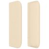 vidaXL Kopfteil mit Ohren Creme 183x16x78/88 cm Stoff