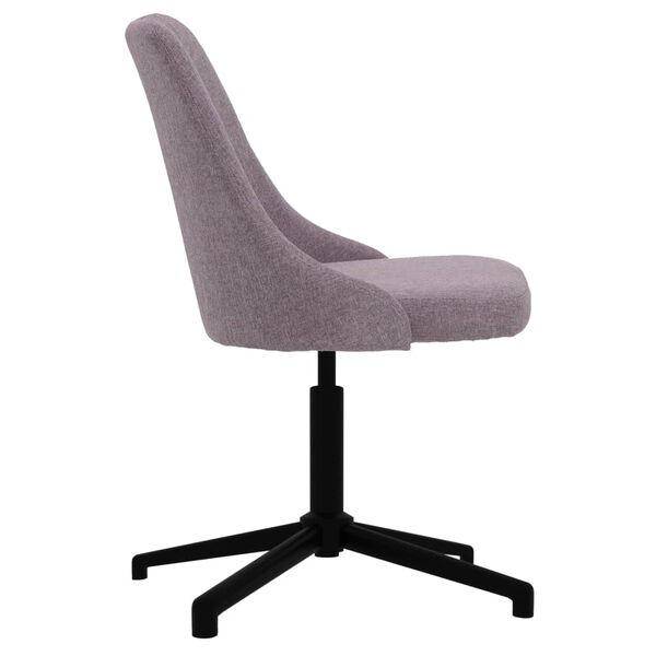 vidaXL Esszimmerst&uuml;hle 4 Stk. Drehbar Taupe Stoff