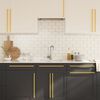 vidaXL M&ouml;belgriffe 5 Stk. Golden 480 mm Edelstahl