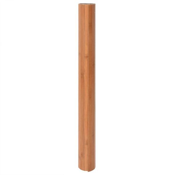 vidaXL Teppich Rechteckig Natur 60x300 cm Bambus
