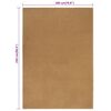 vidaXL Teppich 180x250 cm Jute Rechteckig