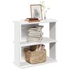 vidaXL B&uuml;cherregal 3 B&ouml;den Wei&szlig; 60x30x60 cm Holzwerkstoff