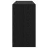 vidaXL Sideboard 3 pcs Schwarz Eichen-Optik 70 x 41 x 75 cm