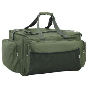 vidaXL Angeltasche Wasserdicht Dunkelgr&uuml;n Oxford-Gewebe