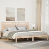 vidaXL Massivholzbett Extra Lang ohne Matratze 200x210 cm