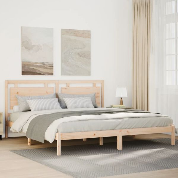 vidaXL Massivholzbett Extra Lang ohne Matratze 200x210 cm