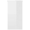 vidaXL Schreibtisch Hochglanz-Weiß 80x40x75 cm Holzwerkstoff