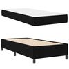 vidaXL Boxspringbett Schwarz 90 x 200 cm Stoff