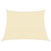 vidaXL Sonnensegel 160 g/m&sup2; Cremewei&szlig; 4/5x3 m HDPE