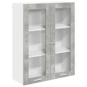 vidaXL H&auml;ngeschrank Betongrau 80 x 31 x 100 cm Holzwerkstoff
