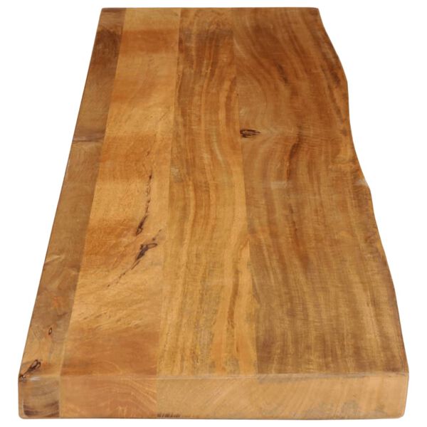 vidaXL Tischplatte mit Baumkante 180x40x2,5 cm Massivholz Mango