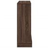 vidaXL Kaminumrandung Braun Eichen-Optik 100x30x87,5 cm Holzwerkstoff