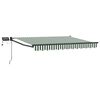 vidaXL Manuelle Gelenkarmmarkise mit LEDs 3,5 x 2,5 m