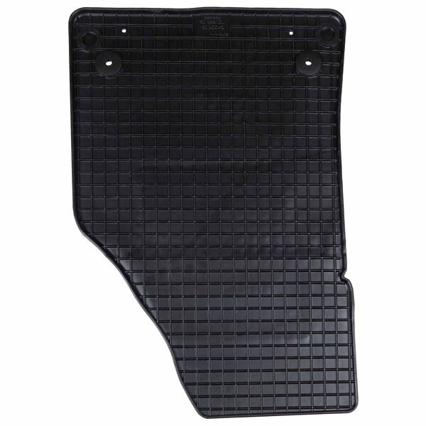 vidaXL Autofu&szlig;matte 4 pcs Schwarz Gummi