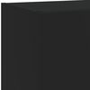 vidaXL TV-Schrank mit LED-Leuchten Schwarz 40,5x30x102 cm